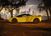 Lamborghini Gallardo Performante and Miami Skyline