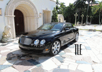 Bentley GTC at a mansion on Star Island