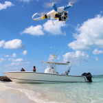TLE-Flying the drone beached in Bahamas